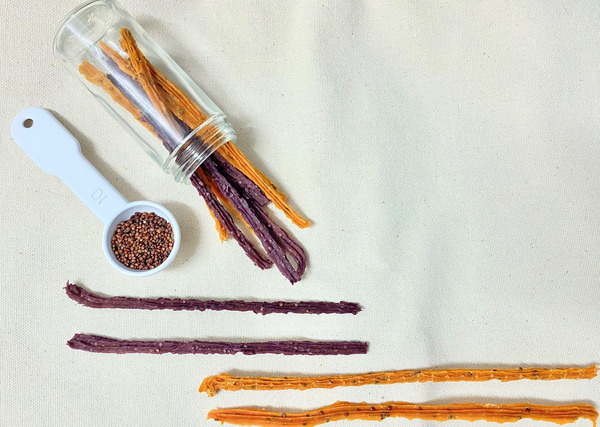 沾到毛了 有機紅藜麥三色番薯雞 80g