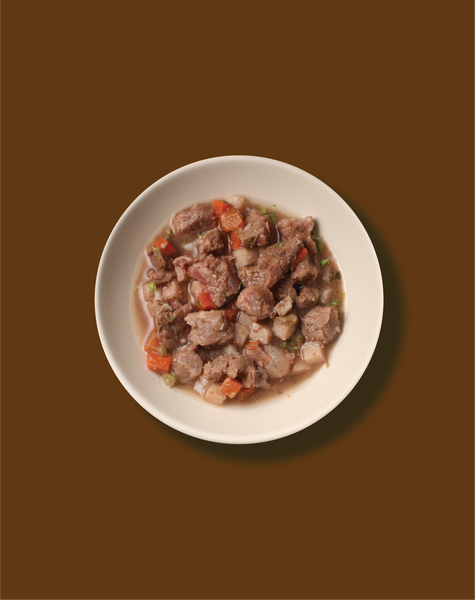 五歲半狗狗主食餐 狗式骰子牛