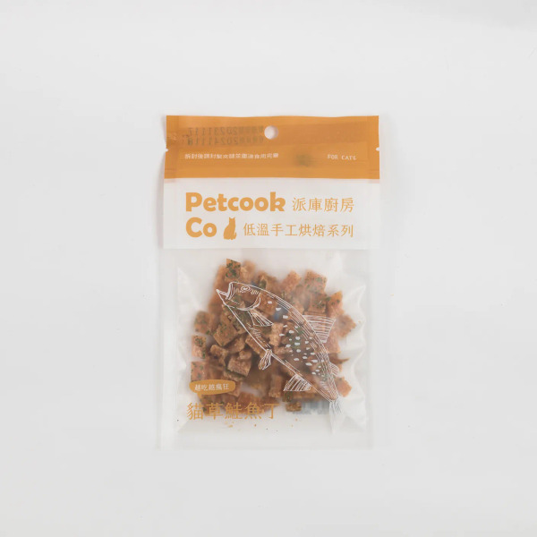 派庫廚房 貓草鮭魚丁