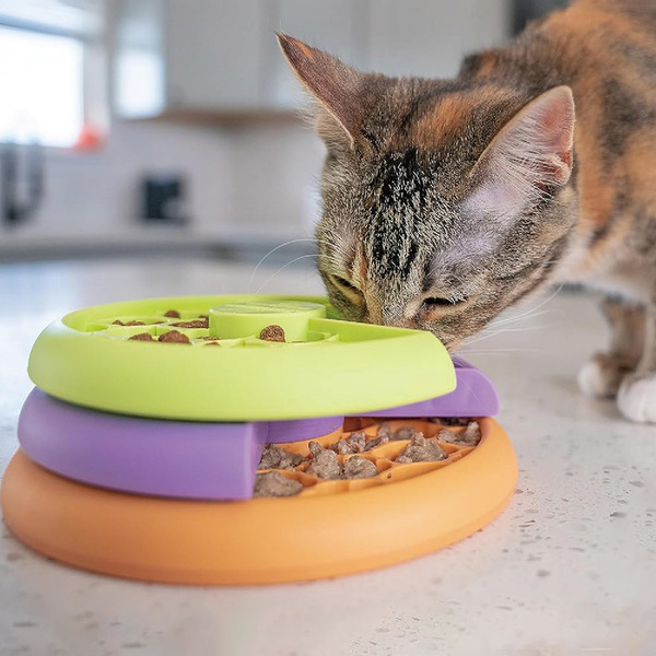 Nina Ottosson 貪吃貓 旋轉慢食盤