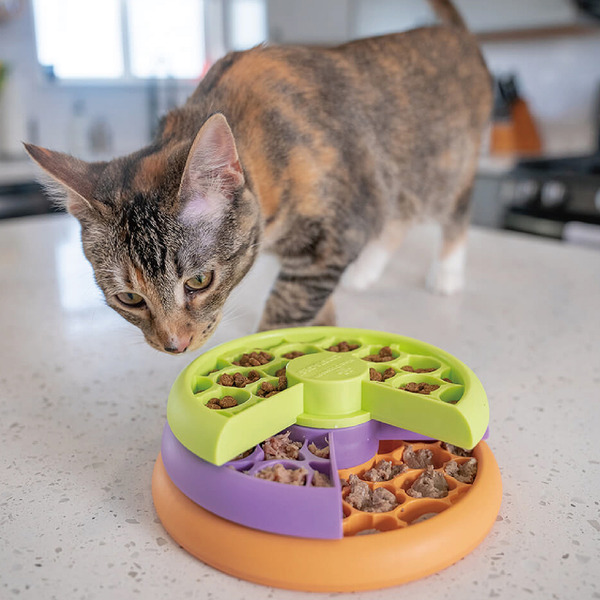 Nina Ottosson 貪吃貓 旋轉慢食盤