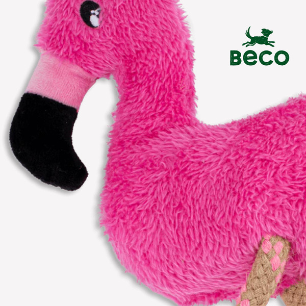 英國 Beco 環保寵物玩具 紅鶴