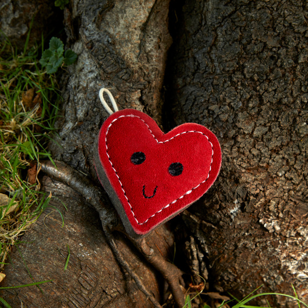 GREEN&WILDS 天然黃麻製犬用啃咬玩具 愛心