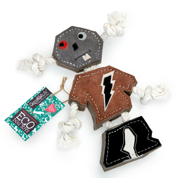 GREEN&WILDS 天然黃麻製犬用啃咬玩具 機器人