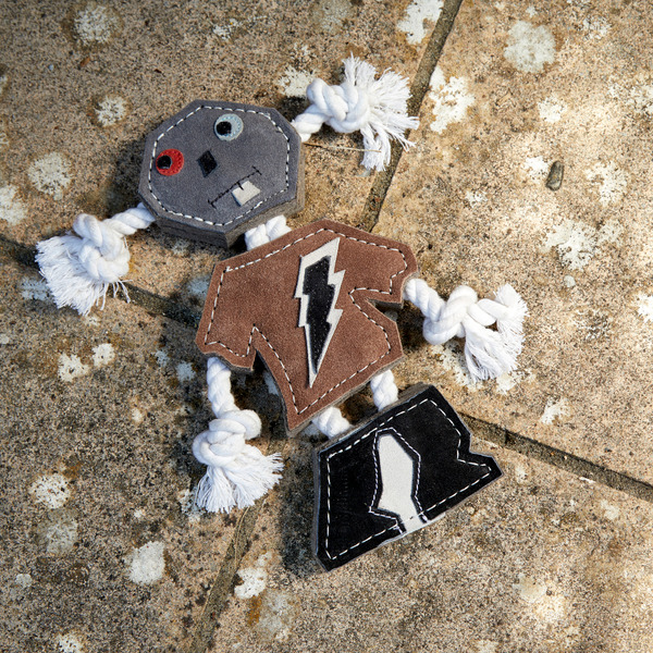 GREEN&WILDS 天然黃麻製犬用啃咬玩具 機器人