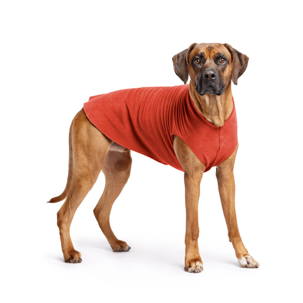 Gold Paw 單層彈性刷毛背心 紅甜椒