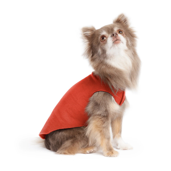 Gold Paw 單層彈性刷毛背心 紅甜椒