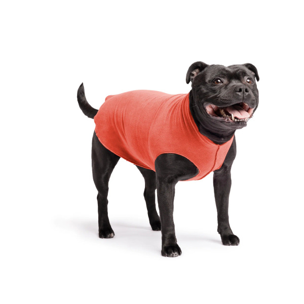 Gold Paw 單層彈性刷毛背心 紅甜椒