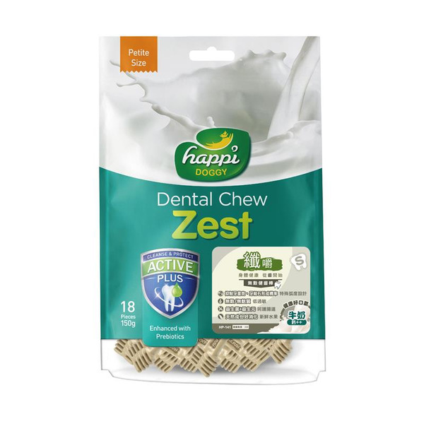 Happi Doggy 咀嚼健齒棒 牛奶 S號