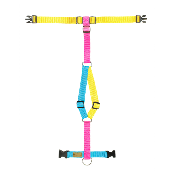 Haqihana 義大利手工經典犬用H型胸背帶 獨角獸