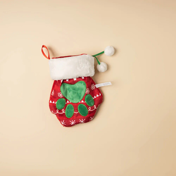 KONG 聖誕儲物肉球襪