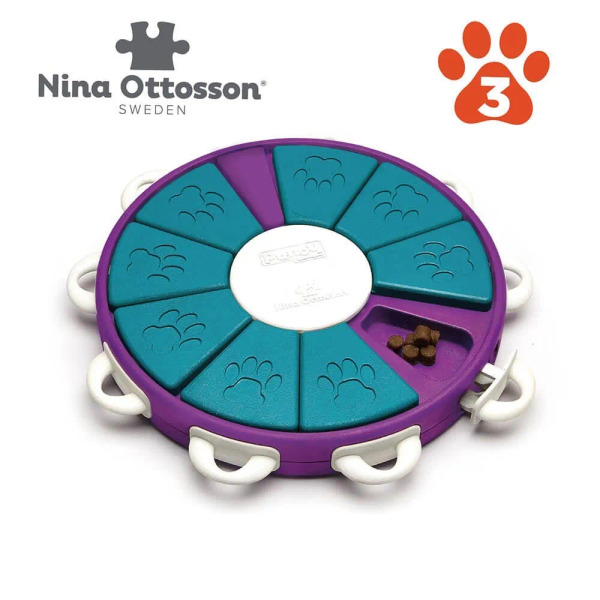 Nina Ottosson 富貴狗 樂轉輪盤  LV.3