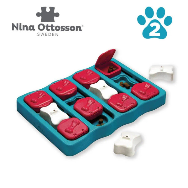 Nina Ottosson 工匠狗 磚型拼拼樂  LV.2