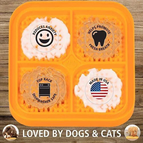 PET ZONE 寵物舔食墊 十字型