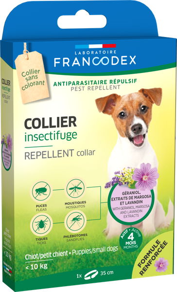 法國法典綠野防水除蟲頸圈