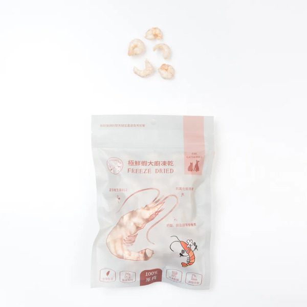 派庫廚房 極鮮蝦大廚凍乾