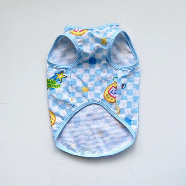 時毛小孩 涼感抗UV背心 Y2K電子小狗