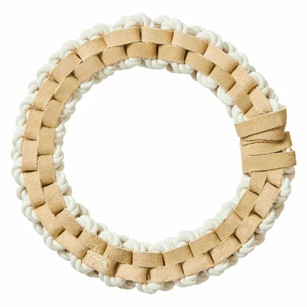 FAD 天然無毒耐咬皮革 皮圈圈