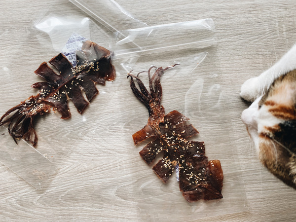 沾到毛了 船凍白芝麻大魷魚