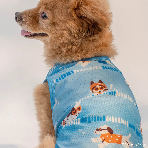 時毛小孩 抗UV涼感衣 浪花俱樂部