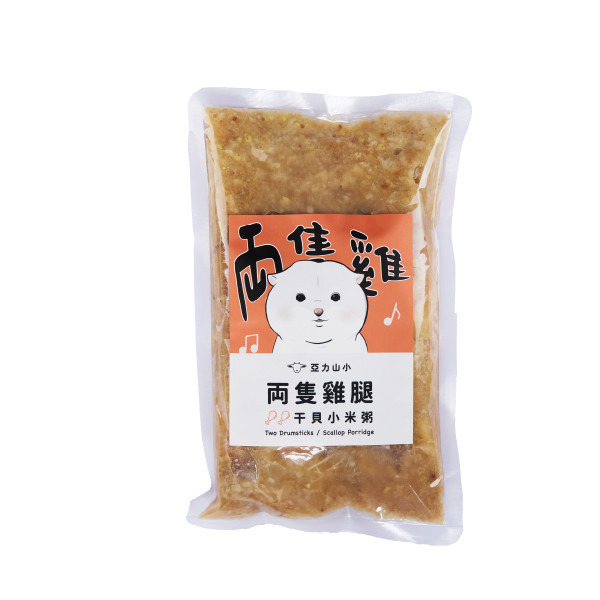 亞力山小 兩隻雞腿鮮食餐包 300g