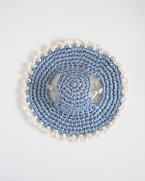 Qbabyxi pet 花邊草帽