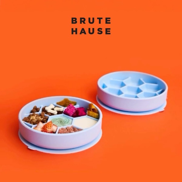 泰國 BRUTE HAUSE 犬用慢食盤 蜂巢款