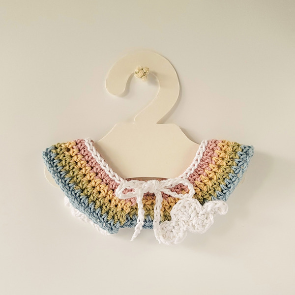 Qbabyxi pet 彩虹領巾