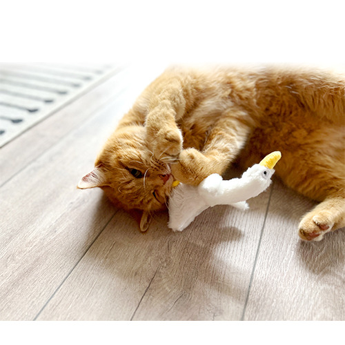 Aumüller 奧咪樂 德國貓草玩具 快樂搖擺鵝