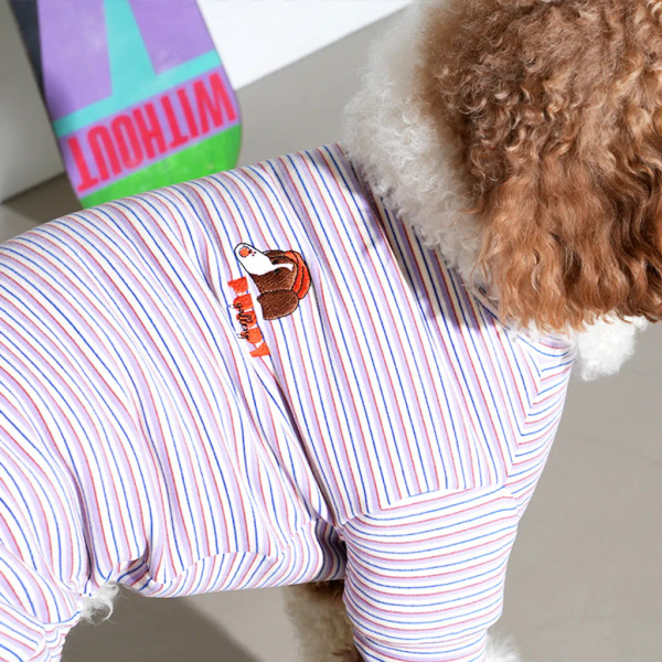 Puppy Gallery Jam Jam 條紋四腳衣