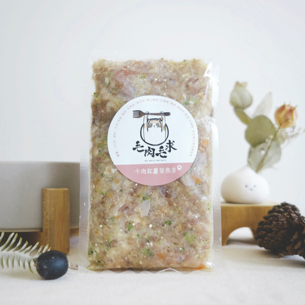毛肉毛求 牛肉紅蘿蔔燕麥 鮮食包