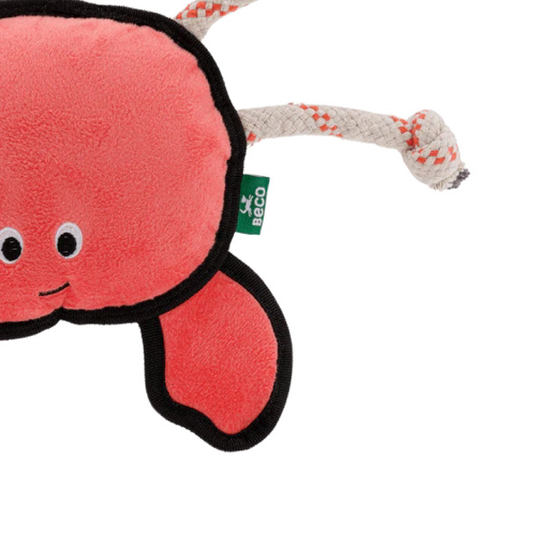 英國 Beco 環保寵物玩具 微笑螃蟹