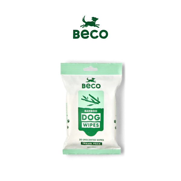 英國 Beco 竹製狗狗濕紙巾隨身包 無香​
