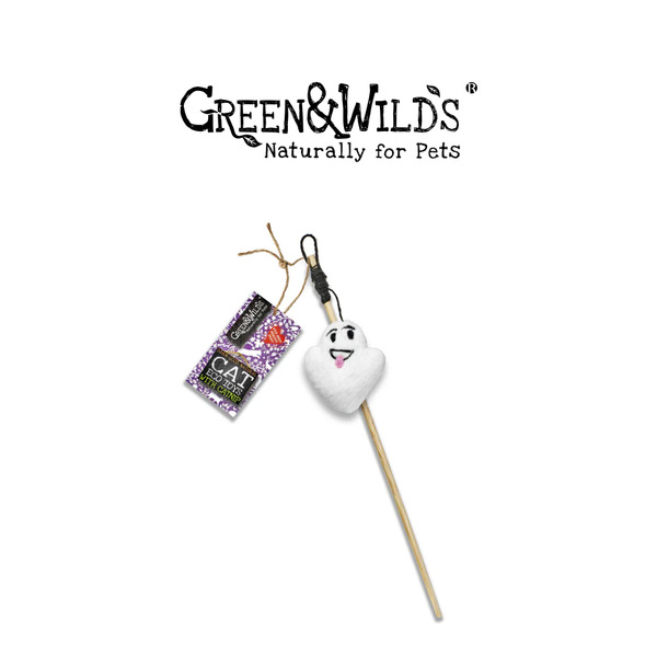 GREEN&WILDS 天然羊毛氈貓薄荷逗貓棒 神秘先生