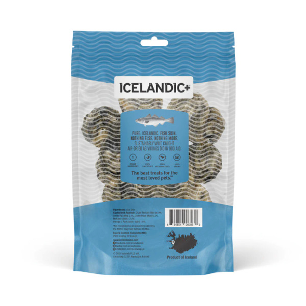 Icelandic+ 冰島現撈 鱈魚皮捲85g