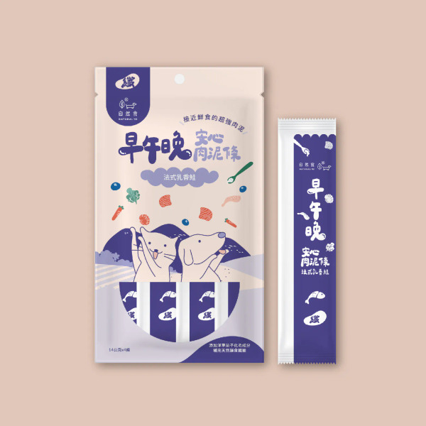 早午晚安心肉泥條 法式乳香鮭