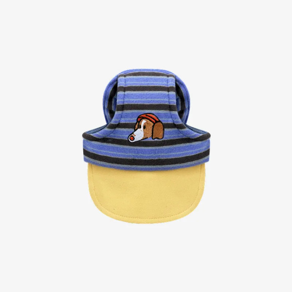 Puppy Gallery Homeground 條紋遮陽帽